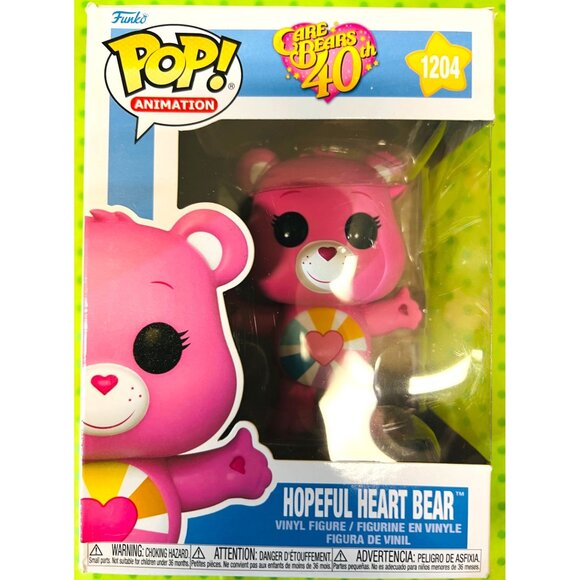 Funko Pop! Animation Care Bears 40th Hopeful Heart Bear Vinyl Figure 1204 - Picture 1 of 2